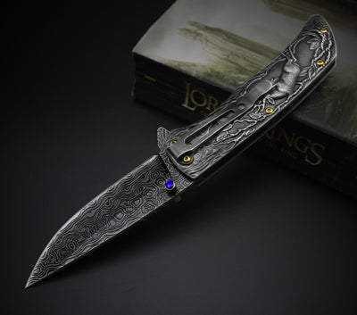 Cuchillo Plegable de Acero de Alta Dureza para Frutas - Image 6