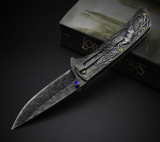 Cuchillo Plegable de Acero de Alta Dureza para Frutas - Image 6