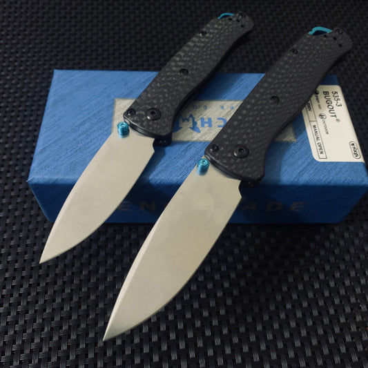Cuchillo Plegable Butterfly 535533 de Fibra de Carbono Premium para Supervivencia y Pesca - Image 2