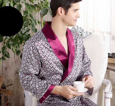 Bata de Seda para Hombre - Cómoda y Fresca para Verano - Image 7