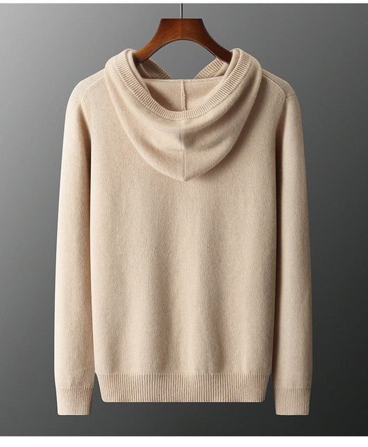 Suéter Hoodie de Cachemira Grueso Holgado para Hombre - Image 16