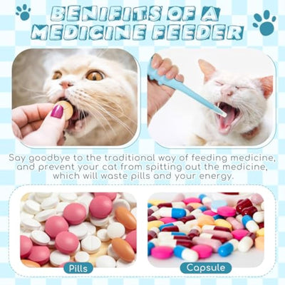 Dispensador de Píldoras para Mascotas - Kit 2 Jeringas Silicona Suave Gatos y Perros - Image 4