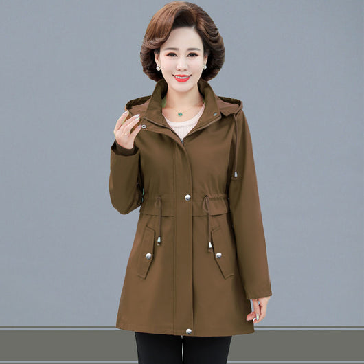 Abrigo Tipo Trench Elegante Largo - Primavera y Otoño - Image 6