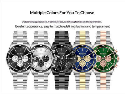 Reloj de Cuarzo para Hombre con Correa de Acero Inoxidable Premium - Image 21