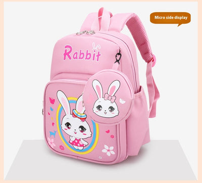 Mochila Escolar Infantil con Protección de Columna y Monedero de Dibujos Animados - Image 14