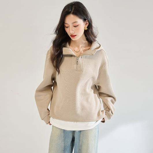Sudadera Deportiva Dos Capas con Cierre - Ajuste Relajado - Image 2