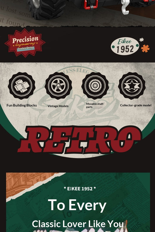 Juego de Bloques de Construcción Estilo Retro - Image 7