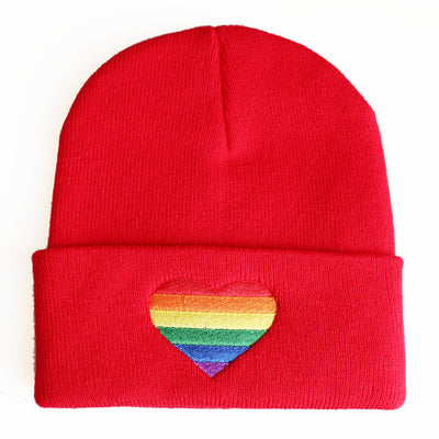 Gorro Tejido con Bordado Love Colorido para Hombres y Mujeres LGBTQ+ - Image 6