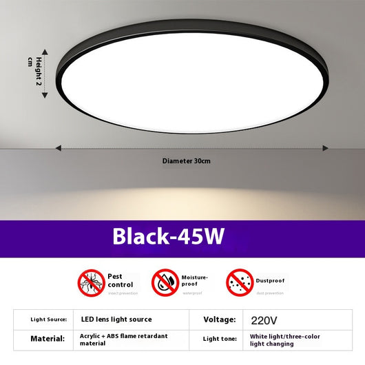 Lámpara de Techo LED Ultrafina Redonda para Sala - Image 8