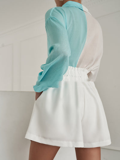 Shorts Deportivos Cintura Alta de Secado Rápido para Mujer - Image 3