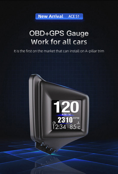Pantalla HUD OBD GPS para Auto - Computadora de Conducción con Lector de Códigos - Image 7