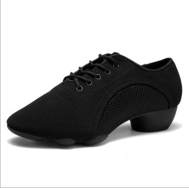 Zapatos de Danza Latina para Mujer Transpirables con Tela Oxford - Image 10