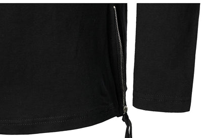 Camiseta Manga Larga Personalizada Cuello Redondo Otoño Oscuro para Hombre - Image 6