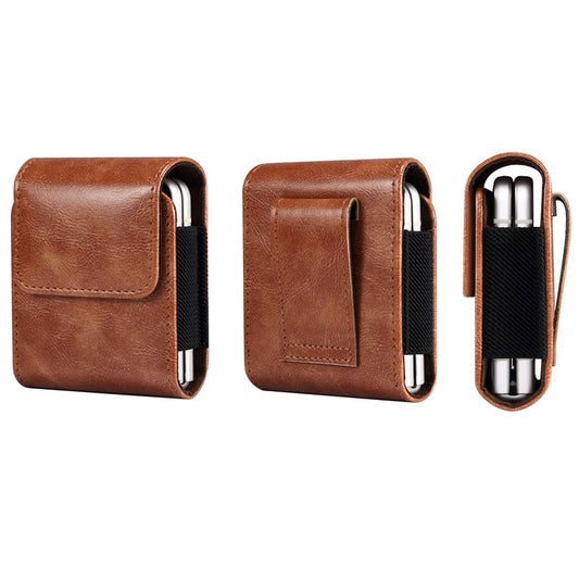 Bolsa de Cintura de Cuero con Pantalla Abatible para Teléfono - Image 2