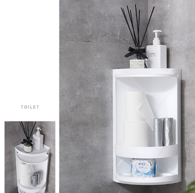 Repisa Triangular de Baño sin Perforación - Estante Esquinero Organizador - Image 23