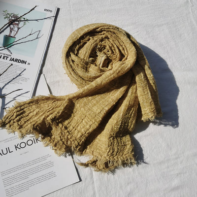 Pañuelo de Algodón Puro Zen para Mujer - Otoño e Invierno - Image 11