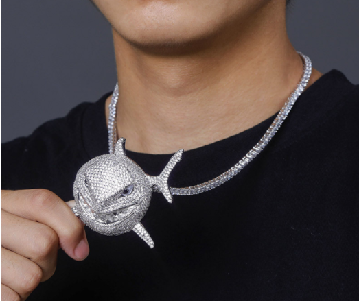 Dije Tiburón Elegante con Circonitas - Image 7