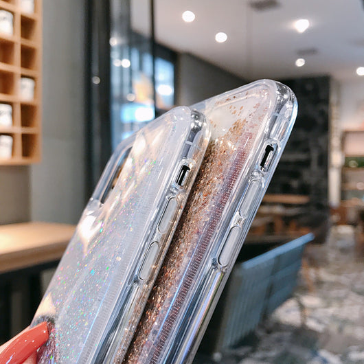 Funda para móvil con arena líquida brillante - Image 12