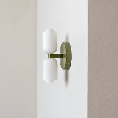 Lámpara de Pared Doble Cabezal Estilo Crema para Dormitorio - Image 3