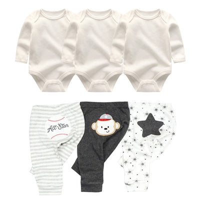 Conjuntos de Bodys y Pantalones de Algodón para Bebé Niña - Image 4