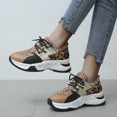 Zapatillas Deportivas Estampado Leopardo Mujer - Comodidad y Estilo - Image 2