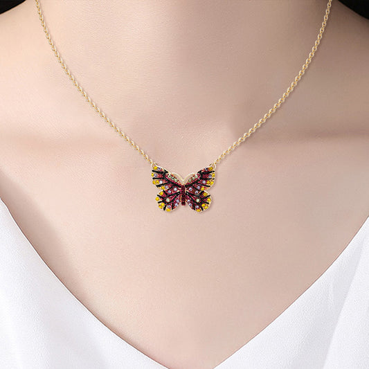 Conjunto de Collar y Aretes Étnicos Exquisitos Dos Piezas