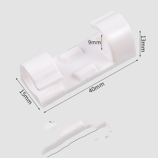 Organizador Adhesivo de Cables y Cordones - Clips de Sujeción para Gestión de Cableado - Image 7