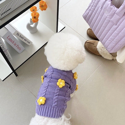 Ropa para Perros con Estampado Floral - Moda y Personalidad - Image 5