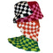 Gorro de Lana Tejido a Mano con Bloques de Color