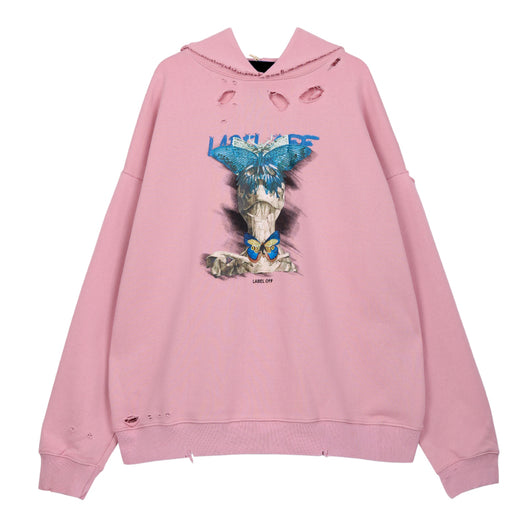 Sudadera con Capucha Skeleton Butterfly - Diseño de Moda Urbana - Image 4