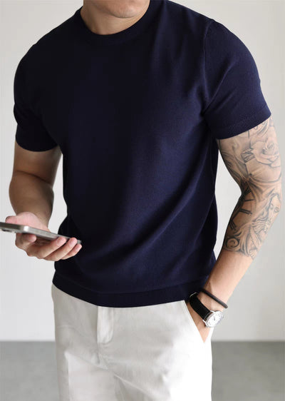 Playera de Trabajo Casual con Cuello Alto Refinado - Image 27