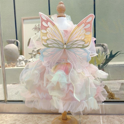 Vestido Infantil con Alas de Mariposa - Diseño de Personalidad - Image 8
