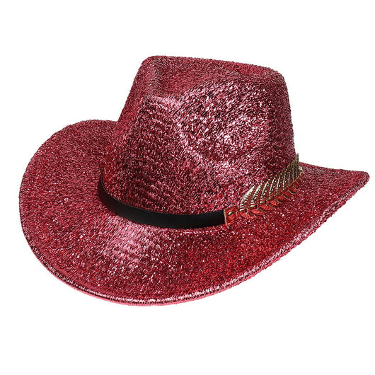 Sombrero Vaquero Fluorescente de Ala Ancha para Fiestas y Baile - Image 7
