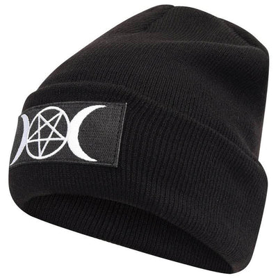 Gorro Gótico de Punto con Bordado Estilo Europeo y Estadounidense - Image 4