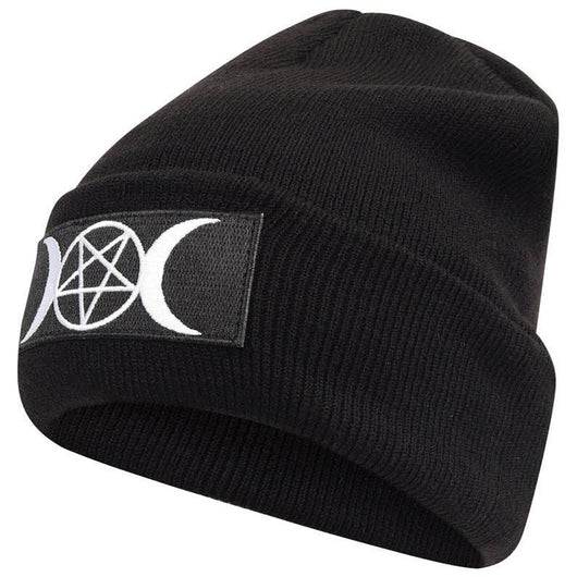 Gorro Gótico de Punto con Bordado Estilo Europeo y Estadounidense - Image 4