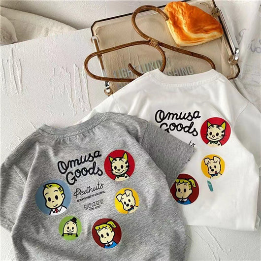 Camiseta de Moda Estival para Niños y Niñas