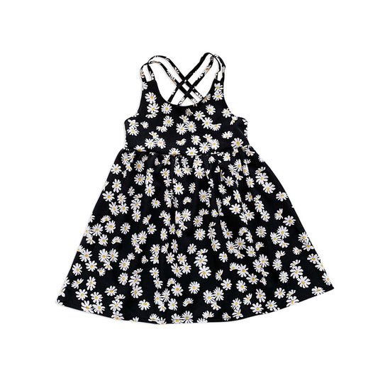 Vestido Princesa Estilo Occidental para Niña - Verano con Tirantes