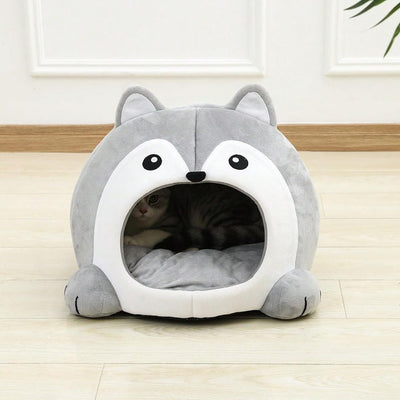 Cama para Gatos con Forma de Zorro y Cojín Desmontable - Image 8