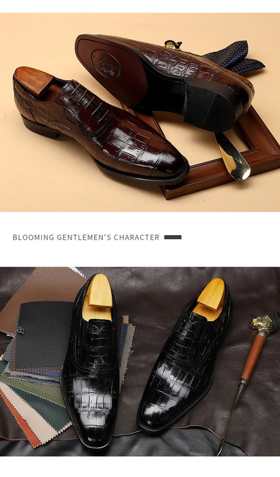 Zapatos de Cuero Artesanales con Cordones para Hombre - Image 10