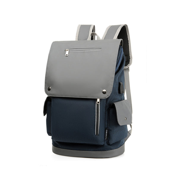 Mochila Escolar de Gran Capacidad Estilo Campus Universitario