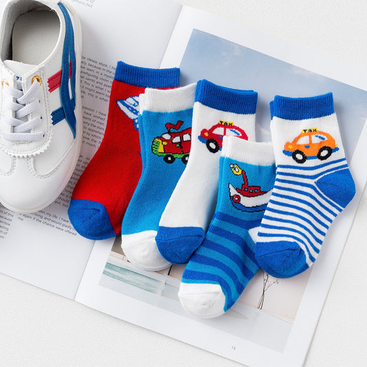 Calcetines de Algodón Suave y Transpirable para Bebés