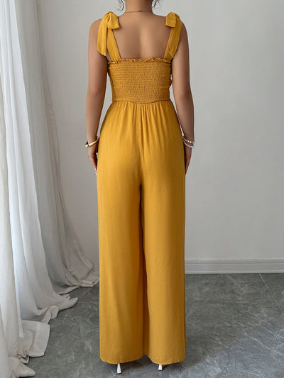 Jumpsuit Elegante de Cintura Alta con Pantalón Ancho - Image 10