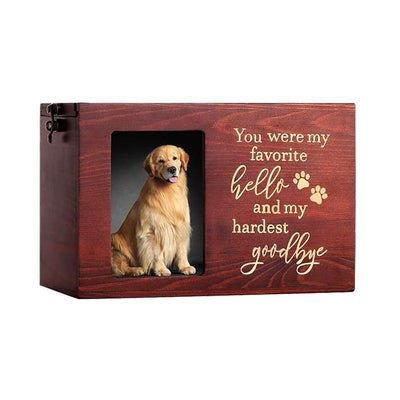 Urna Conmemorativa de Madera para Mascotas con Marco de Foto - Image 7
