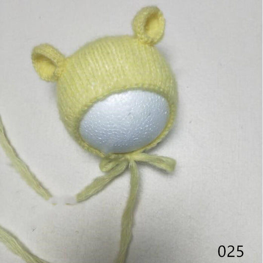 Gorro Suave de Mohair para Fotografía de Bebés - Tejido Artesanal - Image 55