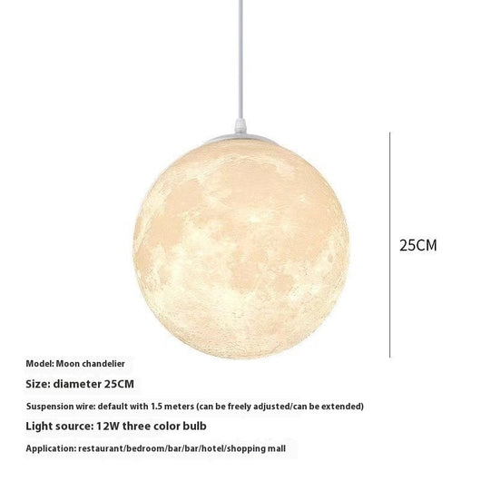 Lámpara de Techo Luna 3D - Luz Cálida para Dormitorio - Image 14