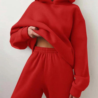 Conjunto Deportivo Mujer con Capucha - Sudadera y Pantalón Cómodo - Image 13