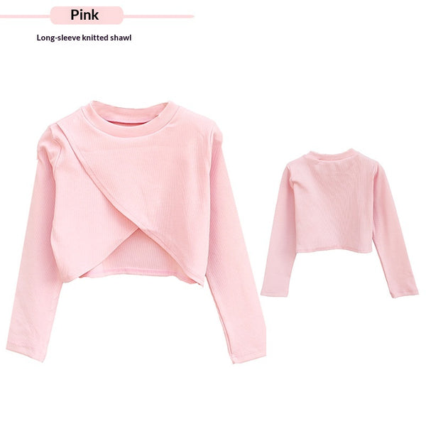 Cardigan Tejido para Danza - Abrigo Elegante sobre Vestuario de Ballet