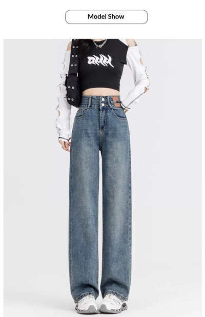 Jeans Anchos Forro Polar Térmico Efecto Adelgazante para Mujer - Image 17