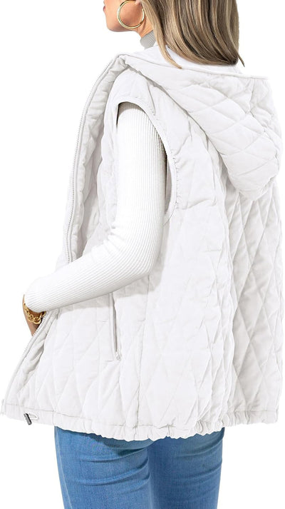 Chaleco Acolchado con Capucha para Mujer - Algodón Premium - Image 10