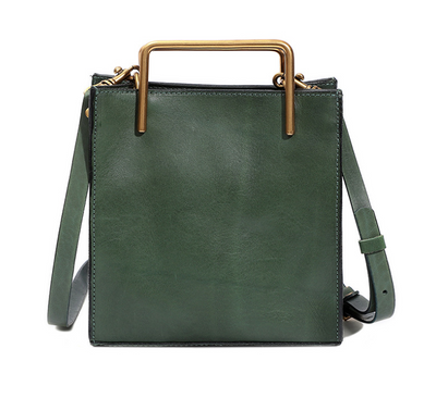 Bolso Bandolera de Cuero Curtido Vegetal Italiano Artesanal Retro - Image 16